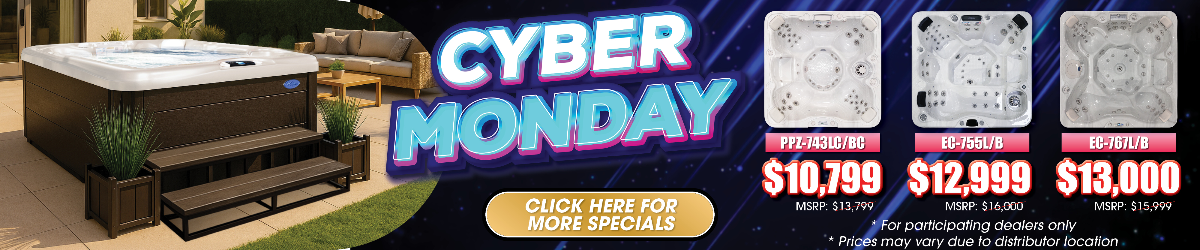 Calspas hot tub being used in a family setting - Hemet